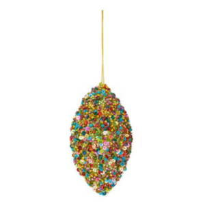 160mm Glitter Pearl Sequin Drop