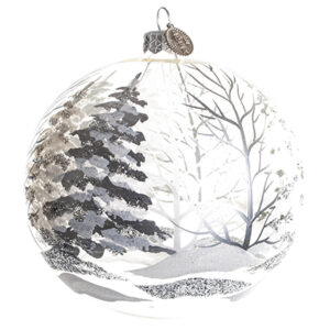 Brink Nordic Frosted Wonderland Bauble 12cm