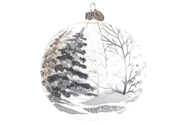 Brink Nordic Frosted Wonderland Bauble 12cm