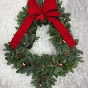 Bell Wreath 18" with Bow