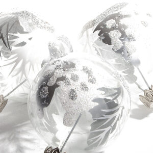 Brink Nordic Classic Frosted Wonderland Bauble Set of 3