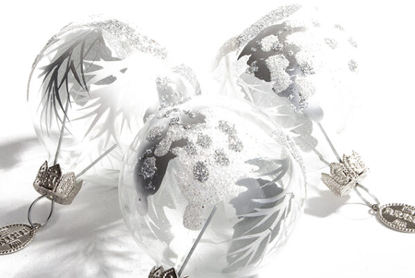 Brink Nordic Classic Frosted Wonderland Bauble Set of 3