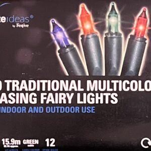 160 Traditional Multicolour Chasing Fairy Lights