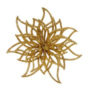 Gold Glitter Flower