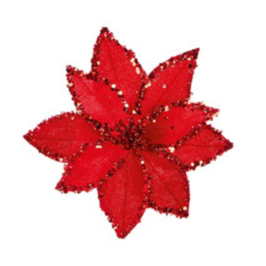 Red Beaded Poinsettia