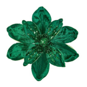 Dark Green Velvet Magnolia